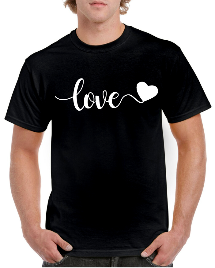 Cursive Love Valentine's Tee