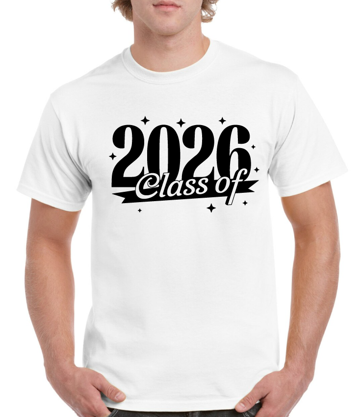Class of 2026 With Stars Senior Tee