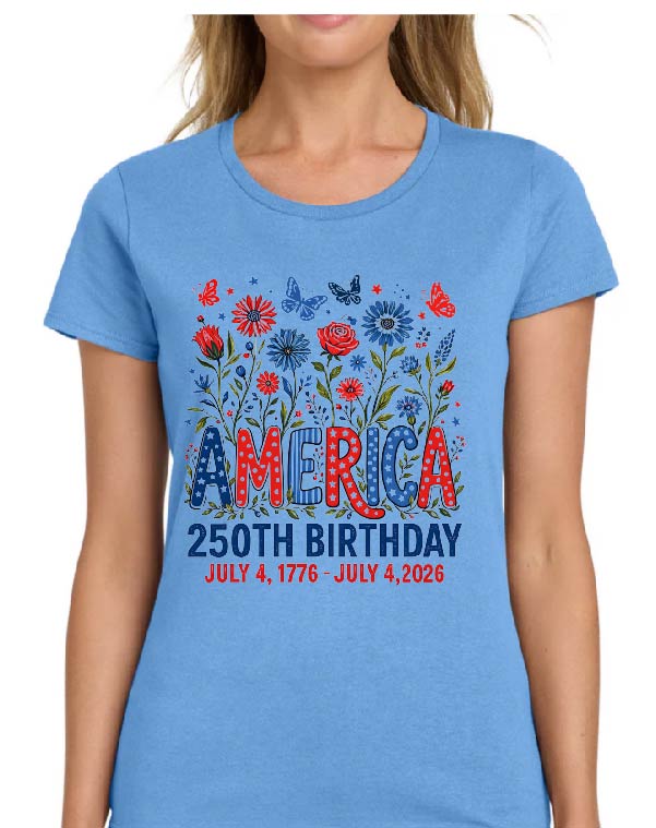 America 250th Birthday Floral