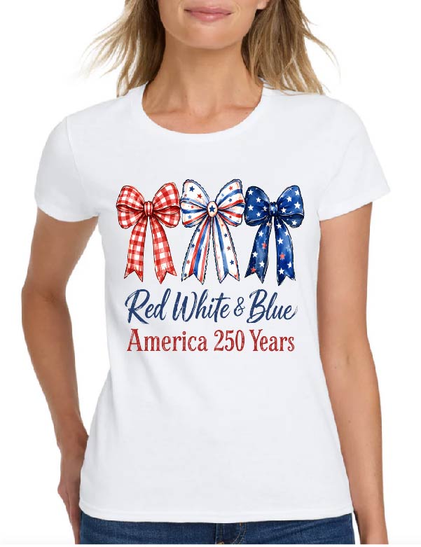 Red White & Blue America 250 Bows