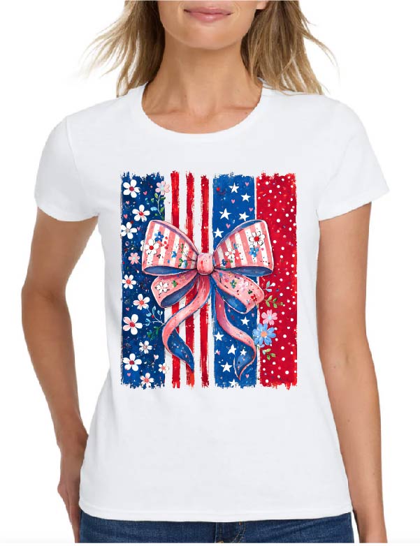 Patriotic Bow with patterns