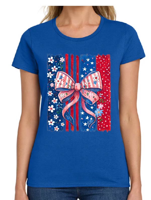 Patriotic Bow with patterns