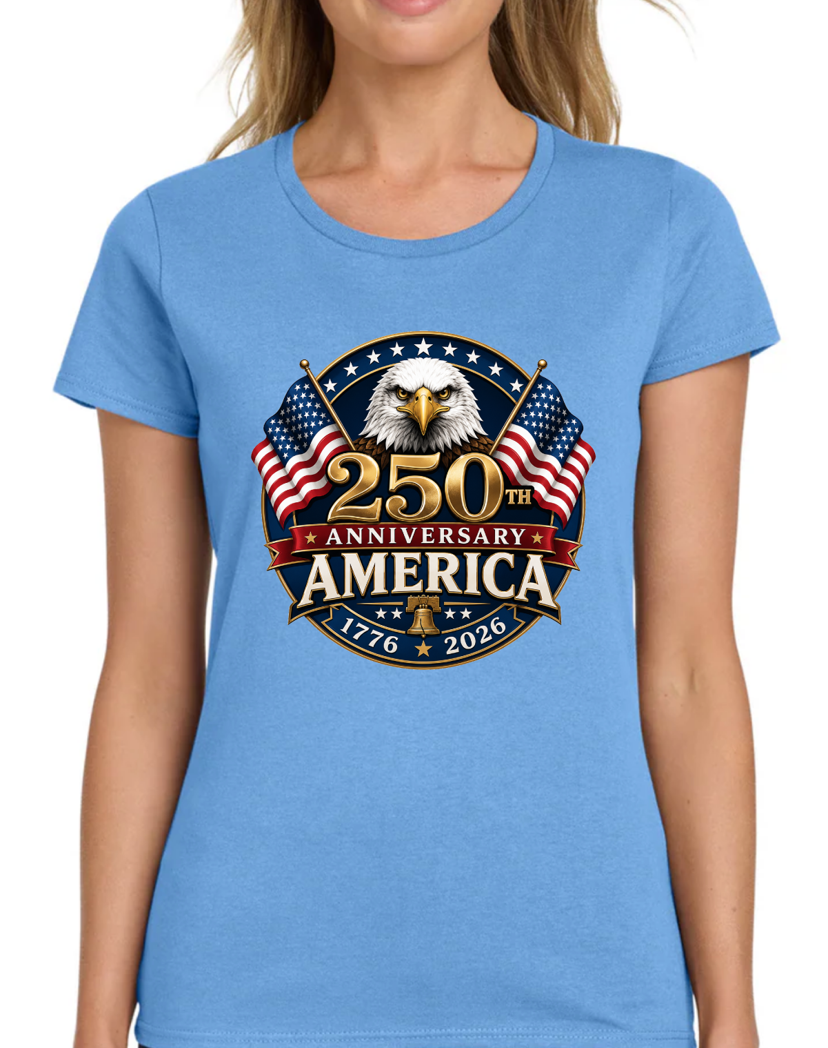 USA 250th Anniversary America Eagle -Women