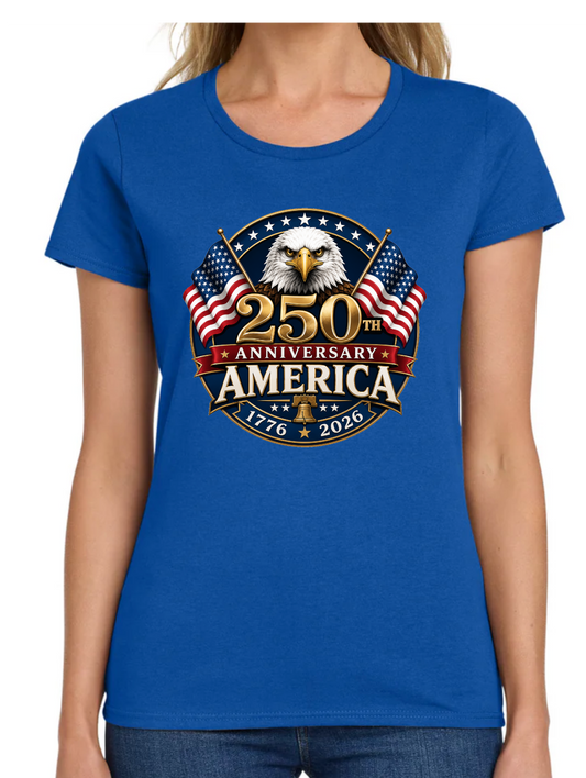 USA 250th Anniversary America Eagle -Women