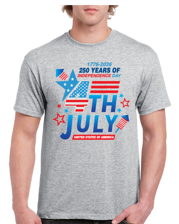 Fourth Of July Anniversary Tee