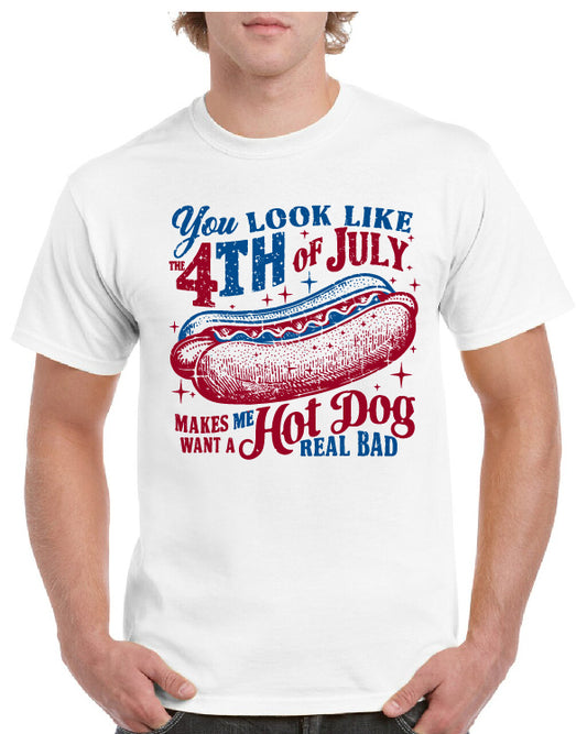 You Look Like The 4th Of July Distressed Tee