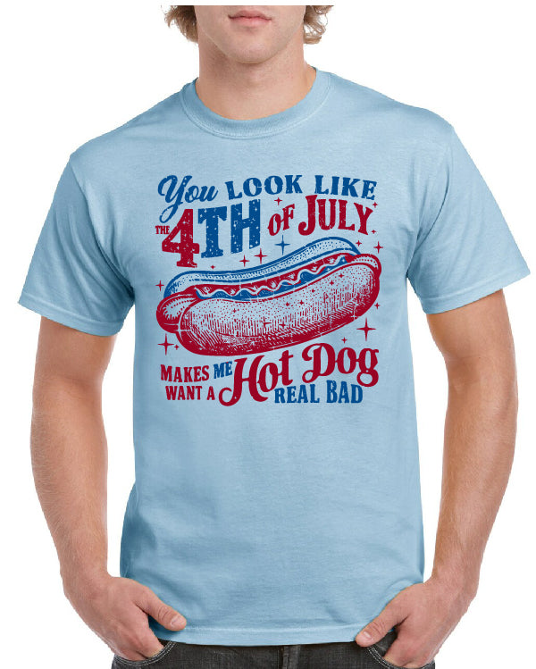 You Look Like The 4th Of July Distressed Tee