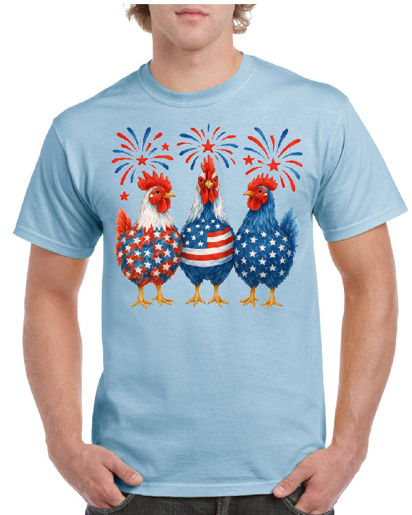 Patriotic Chicken Tee