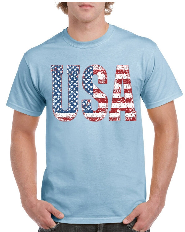 USA Distressed Tee
