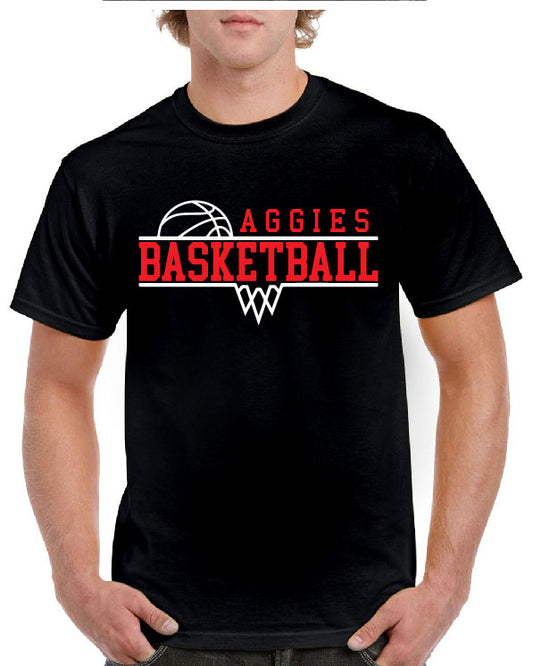 AGGIES BASKETBALL TEE