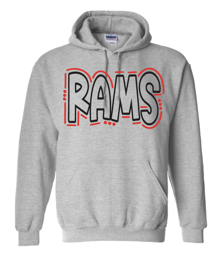 Hollow Rams Asbury High School Hoodie