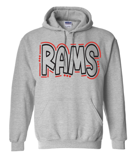Hollow Rams Asbury High School Hoodie