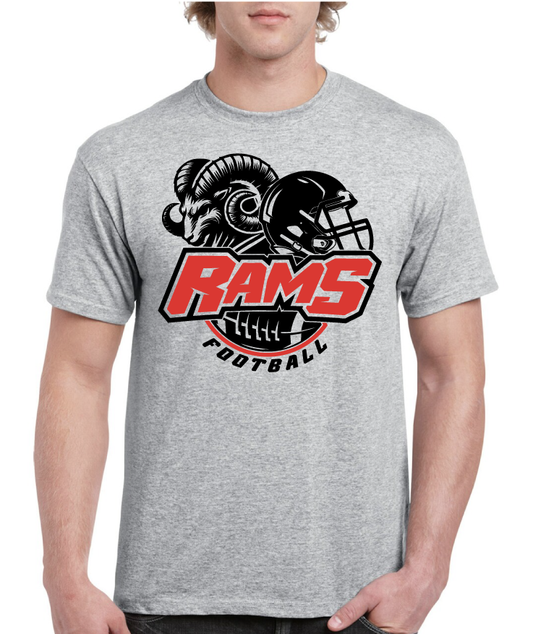 Helmet Head Football Asbury High School Tee