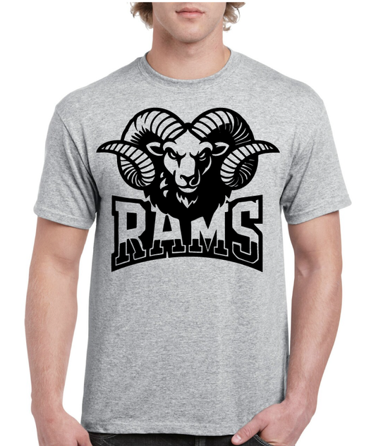 Swirl Horn Head Asbury High School Tee