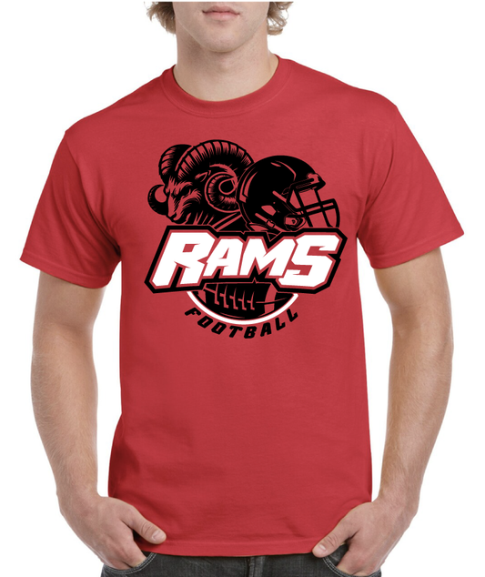 Helmet Head Football Asbury High School Tee