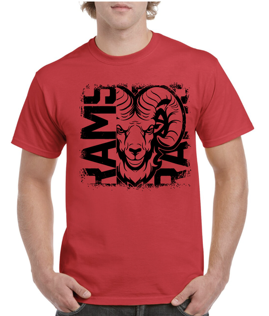 Ram Head Asbury High School Tee