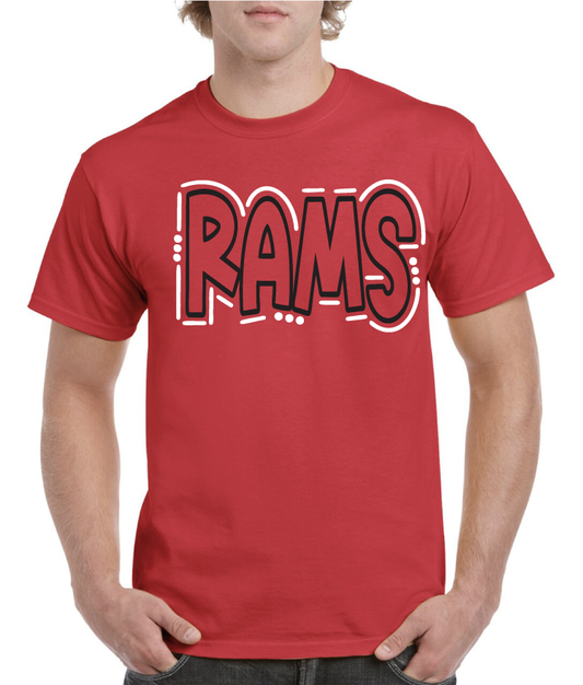 Hollow Rams Asbury High School Tee