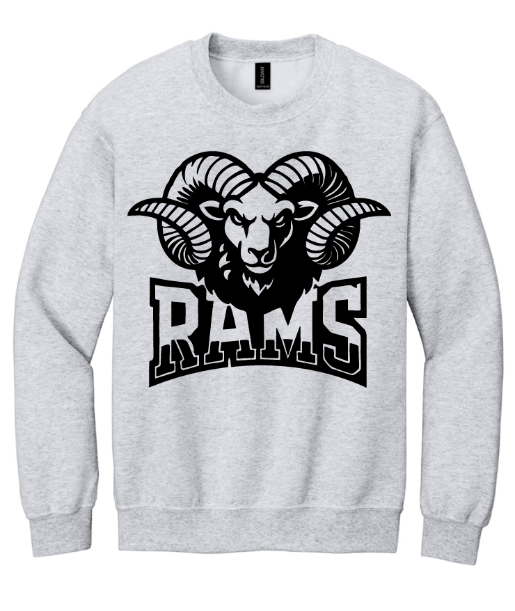 Swirl Horn Head Asbury High School Sweatshirt