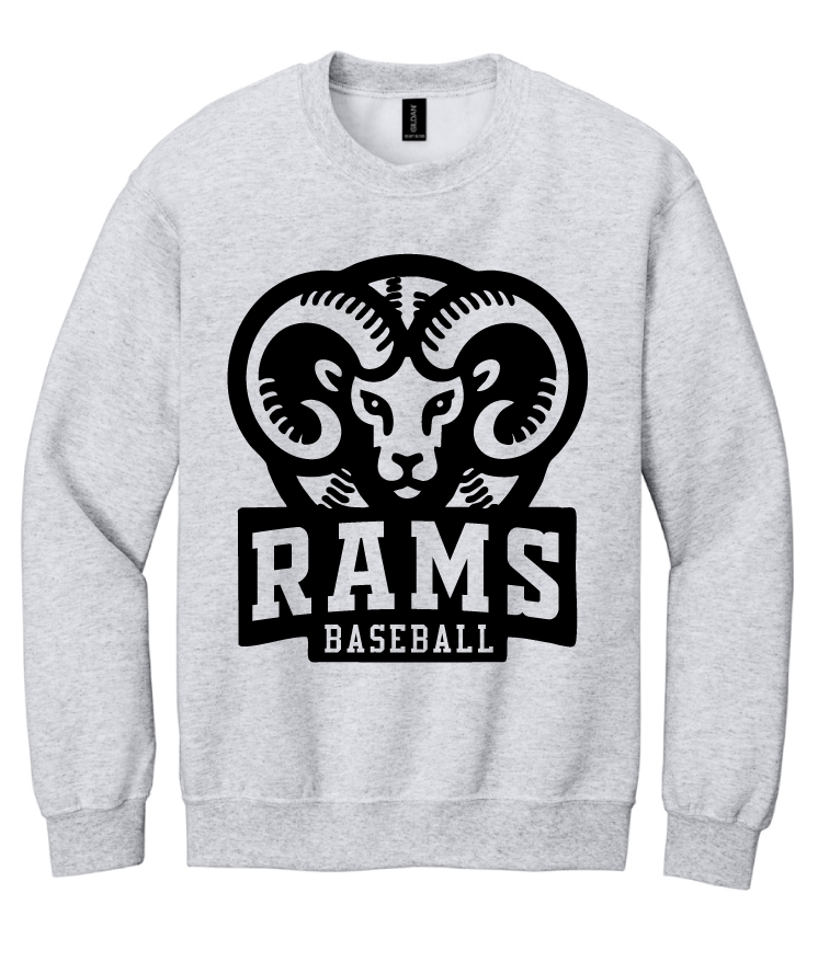 Rams Baseball Asbury High School Sweatshirt