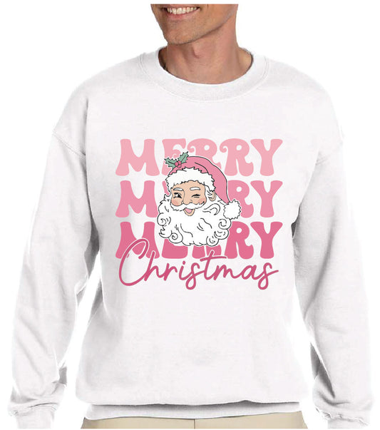MERRY MERRY CHRISTMAS SANTA PULLOVER