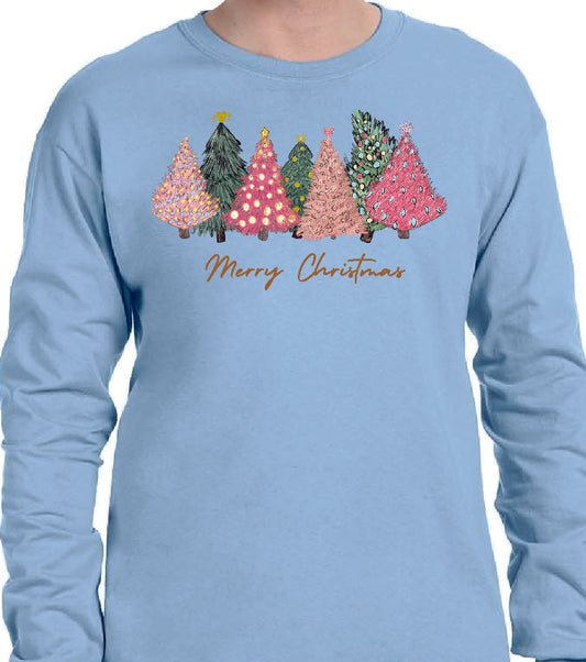 MERRY CHRISTMAS TREES SWEATSHIRT