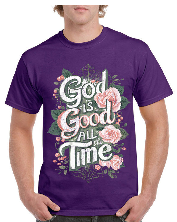 God Is Good All Time Floral Tee