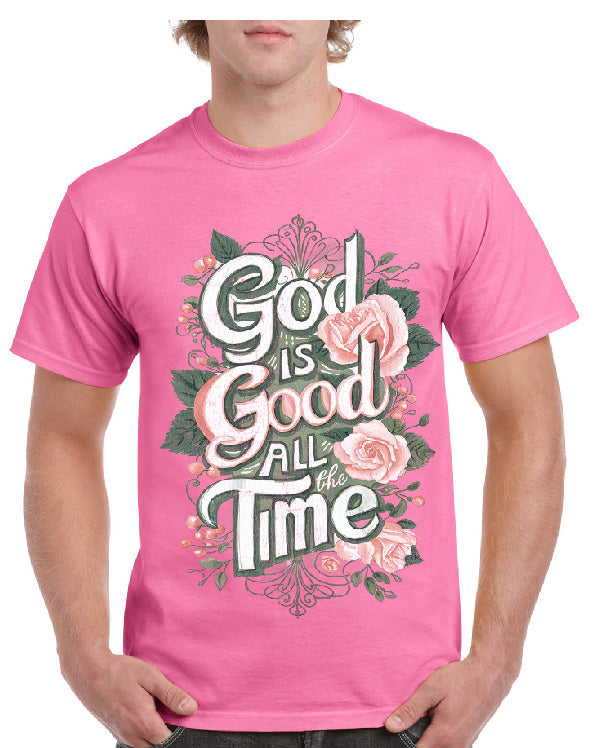 God Is Good All Time Floral Tee