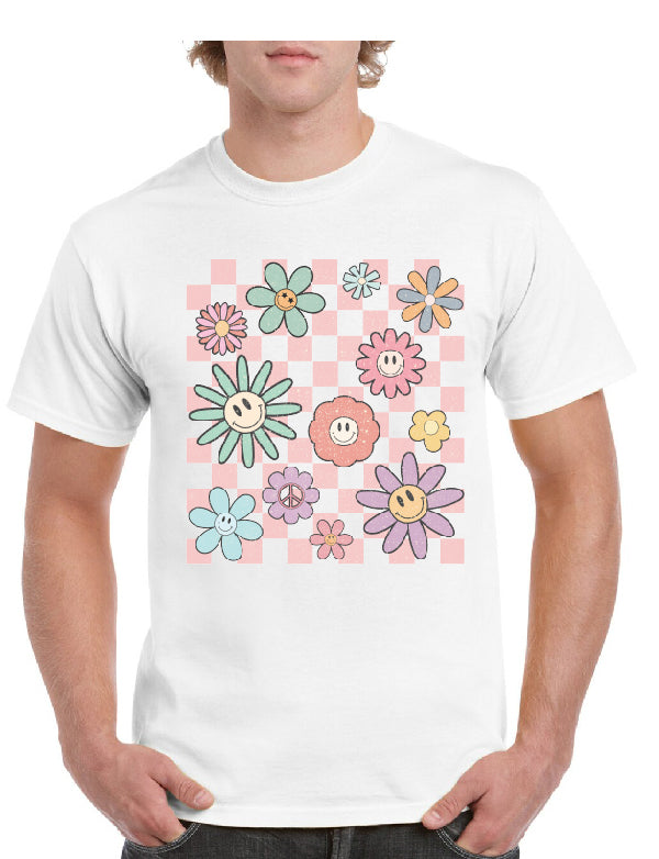 Daisy Checkered Tee