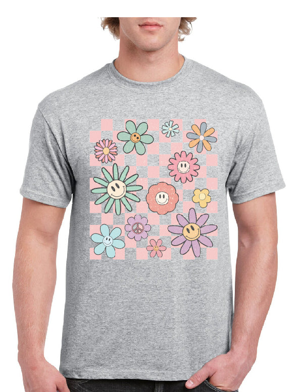 Daisy Checkered Tee