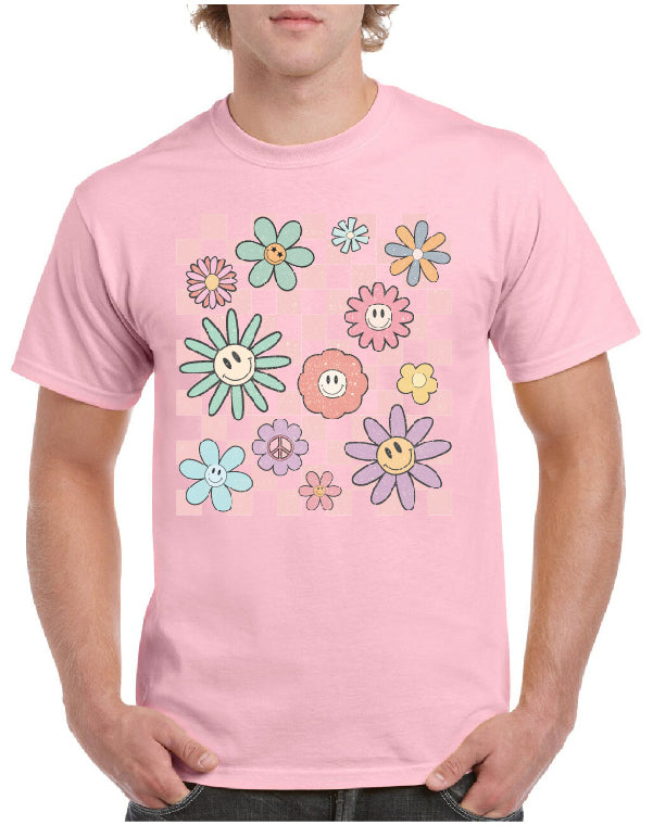 Daisy Checkered Tee