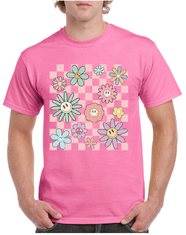 Daisy Checkered Tee