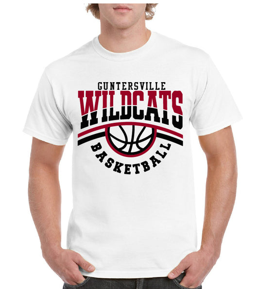 WILDCATS TWO TONED BASKETBALL TEE