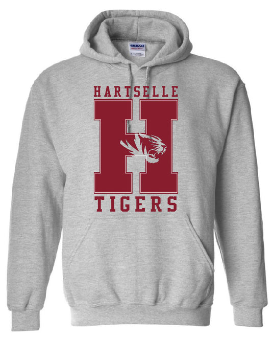 Tigers H Hartselle High School Hoodie