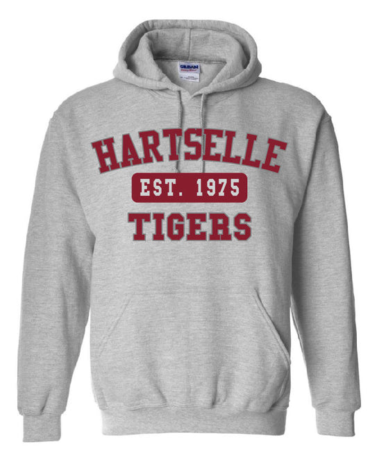 EST. 1975 Tigers Hartselle High School Hoodie