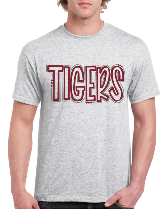 Outline Tigers Hartselle High School Tee