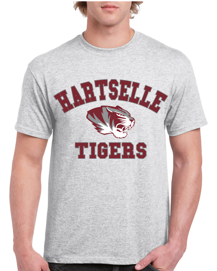Tiger Head Hartselle High School Tee