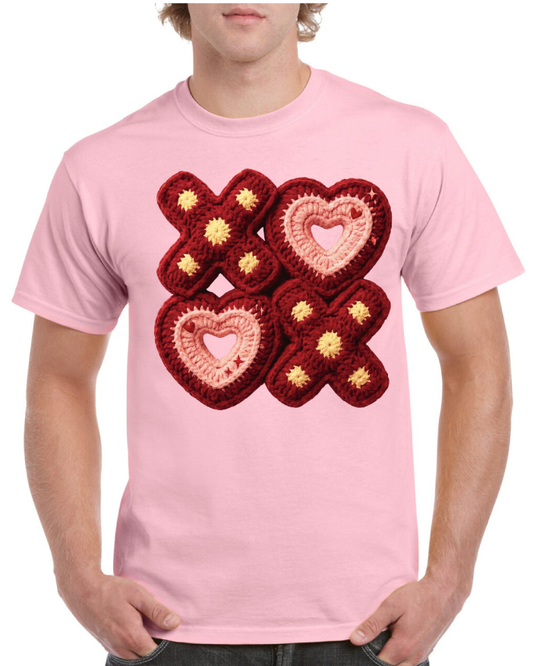Fuzzy XOXO Valentine's Tee