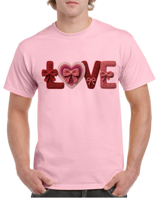 Love Multi Bows Valentine's Tee