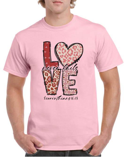 Cheetah Love Valentine's Tee