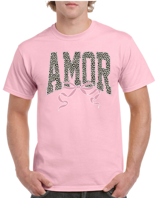 Amor Cheetah Valentine's Tee