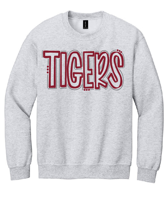 Outline Tigers Hartselle High School Sweatshirt