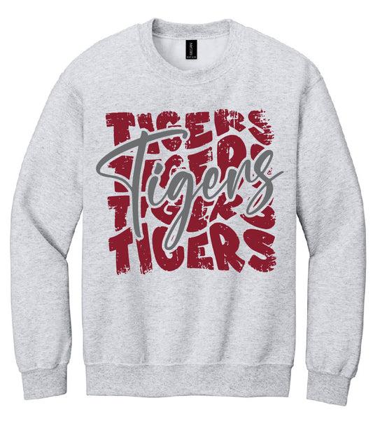 Multi Tigers Hartselle High School Sweatshirt