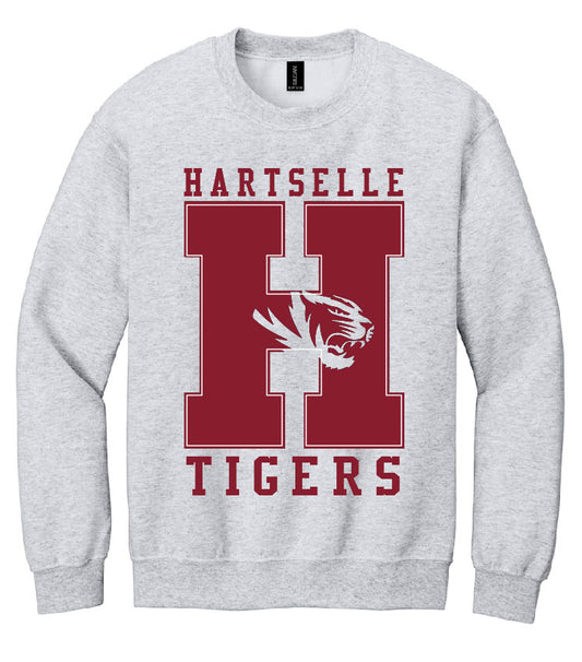 Tigers H Hartselle High School Sweatshirt
