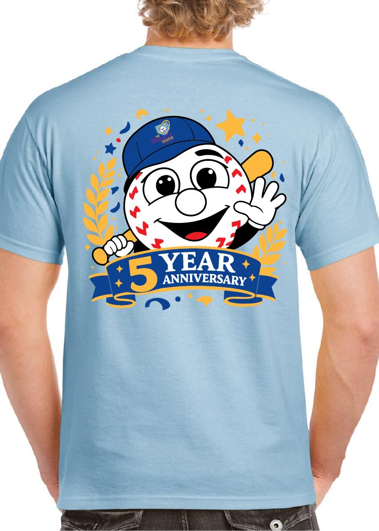 Miracle League 5 Year Anniversary Tee - Pre-order