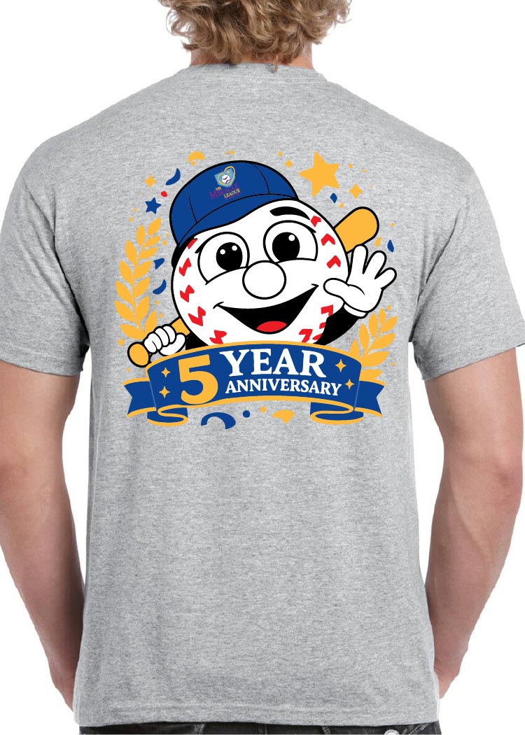 Miracle League 5 Year Anniversary Tee - Pre-order