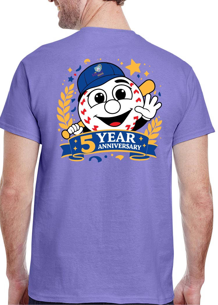 Miracle League 5 Year Anniversary Tee - Pre-order