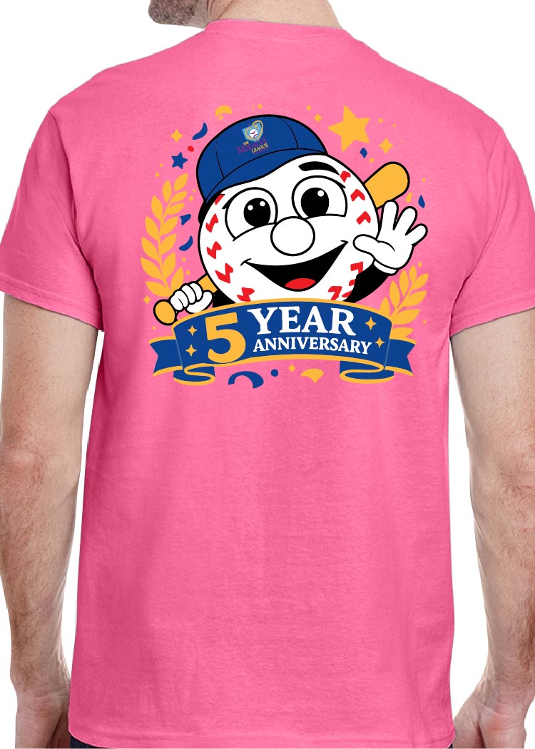 Miracle League 5 Year Anniversary Tee - Pre-order