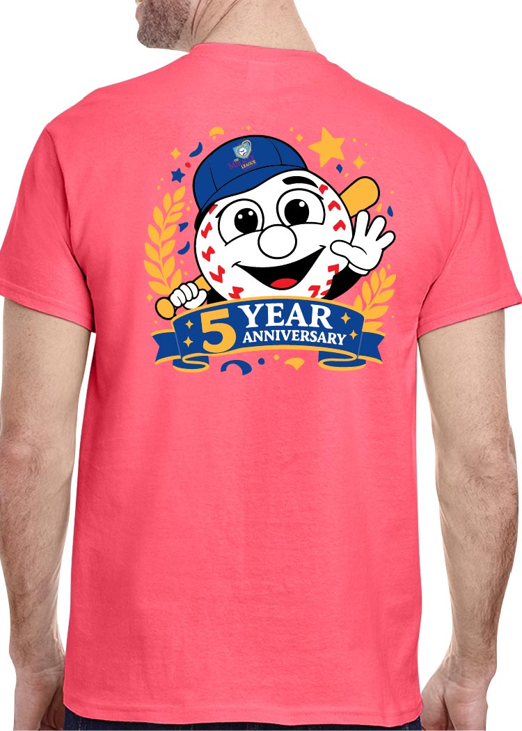 Miracle League 5 Year Anniversary Tee - Pre-order