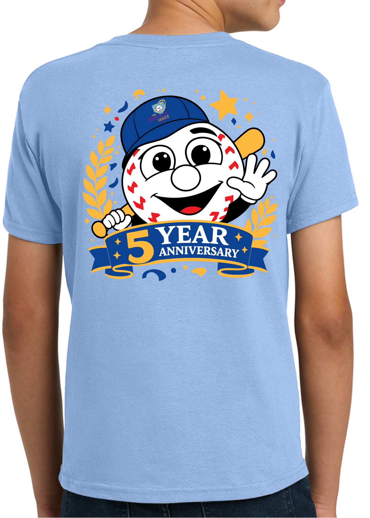Youth Miracle League 5 Year Anniversary Tee - Pre-order