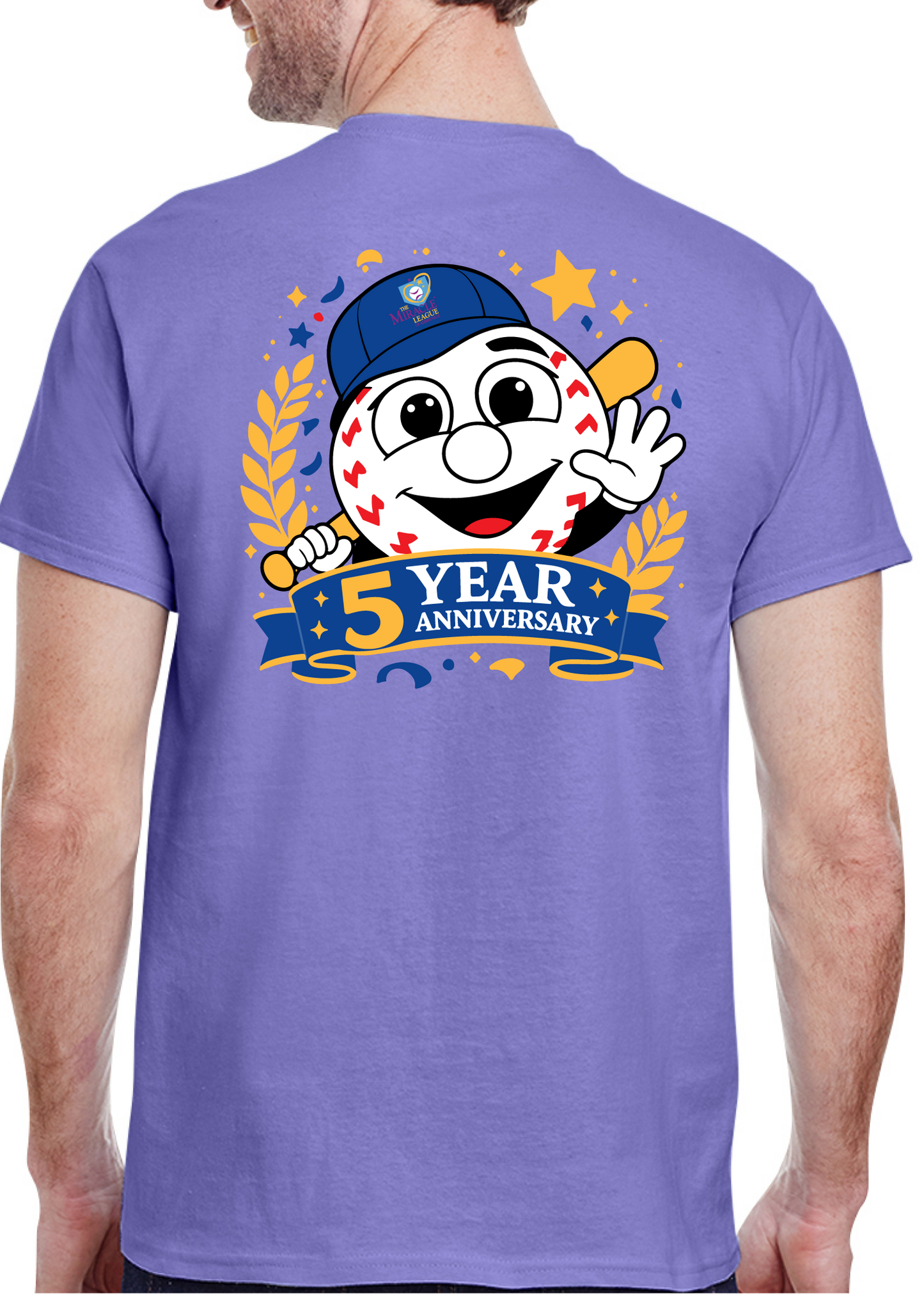 Youth Miracle League 5 Year Anniversary Tee - Pre-order